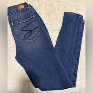 Seven7 Brand Women’s Dark Blue Skinny Jeans